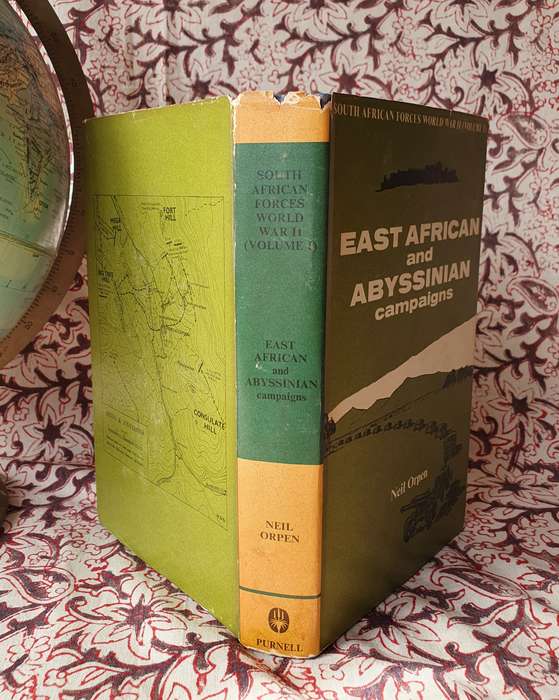 East African And Abyssinian Campaigns South African Forces By Niel Orpen Hard Cover Book