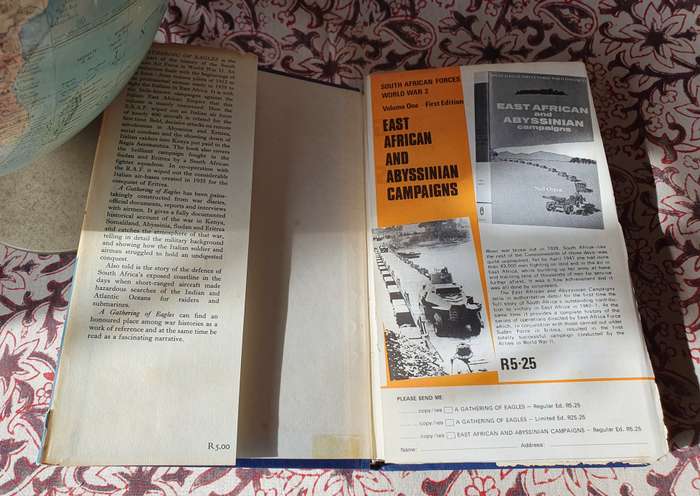 A Gathering Of Eagles, The campaigns of the South African Air Force in Italian EastAfrica 1940- 1941
