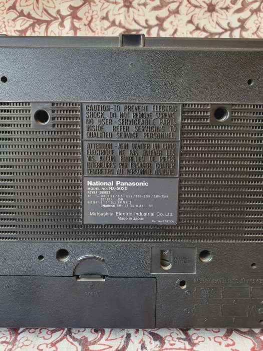 Vintage National Panasonic RX-5020 Model Radio Stereo Cassette Recorder ( Working ) In Box