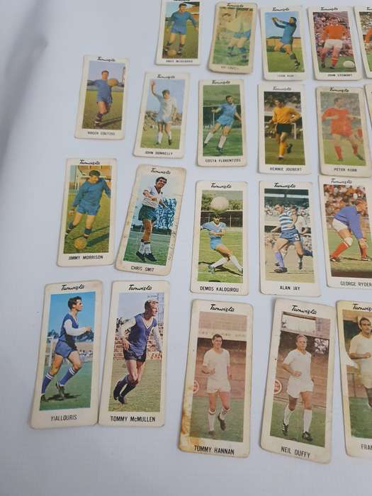 Vintage Famous Soccor Player Collectible Cards 63x