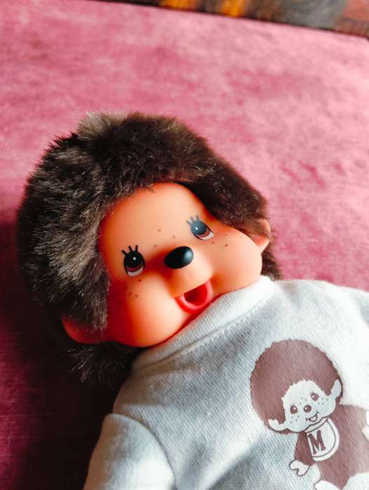 Vintage Japanese Monchhichi Stuffed Toy