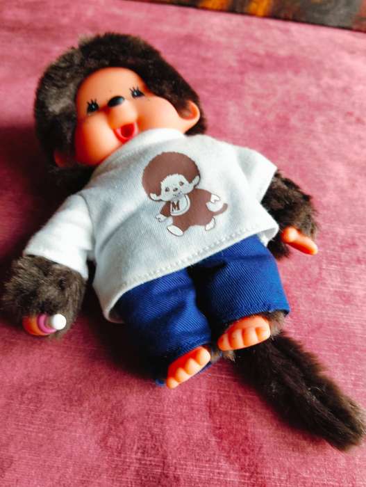 Vintage Japanese Monchhichi Stuffed Toy