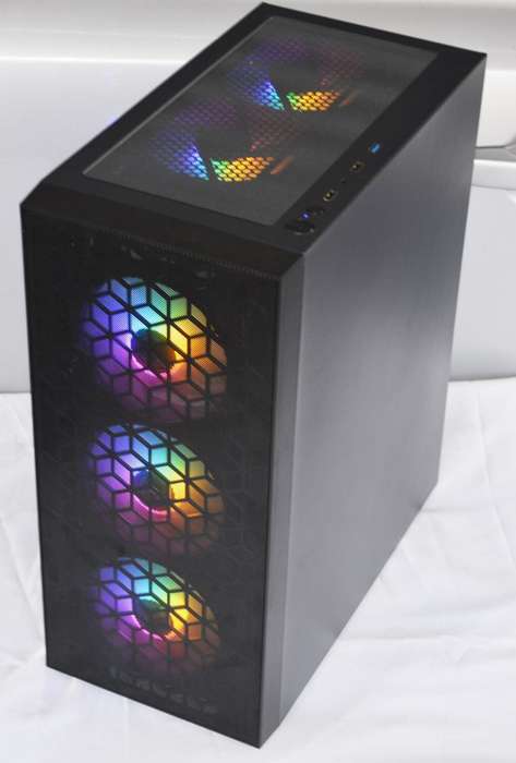 stylish desktop pc, 11th gen core i5, 16gb ram, 250gb ssd + 2tb hd, raidmax case, win 11 pro, etc