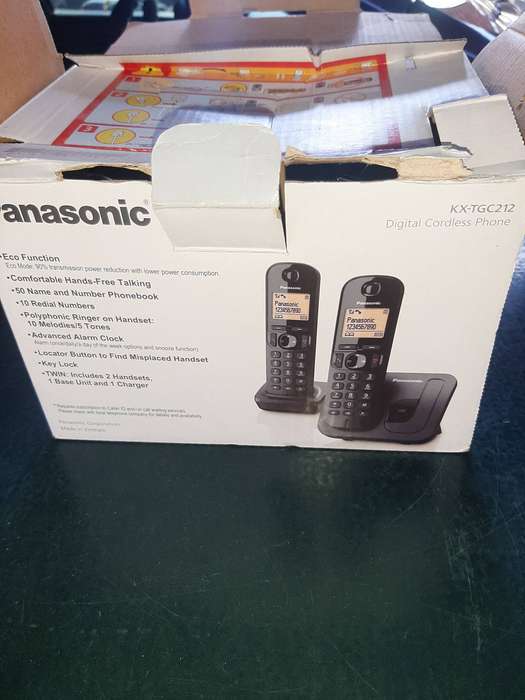 Panasonic dual portable phones. Not tested.