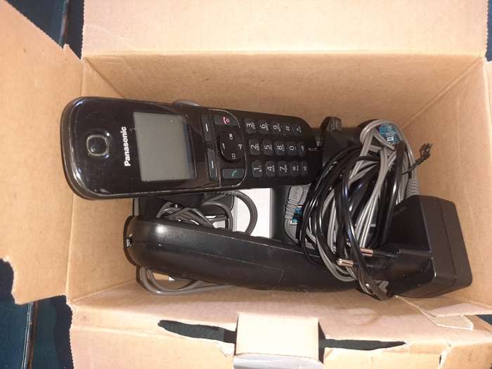Panasonic dual portable phones. Not tested.