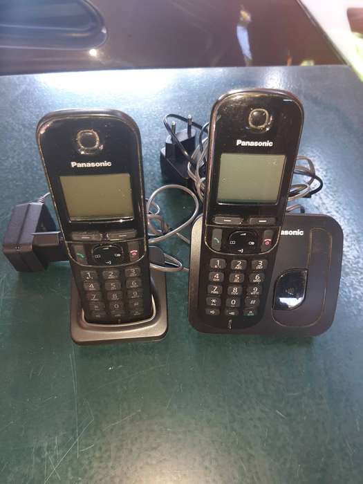 Panasonic dual portable phones. Not tested.