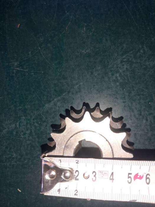 Motorcycle timming chain sprockets and timming chain.