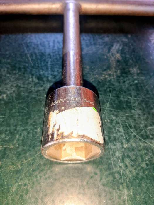T handle Koken 29mm socket wrench.