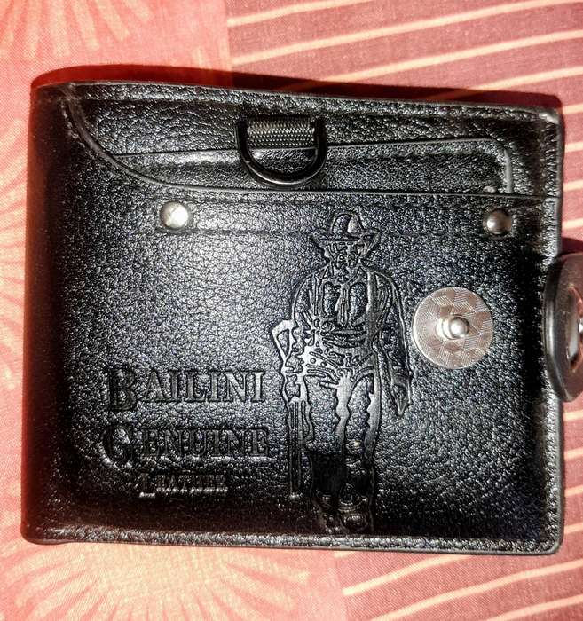 Bailini genuine leather wallet brand new.black