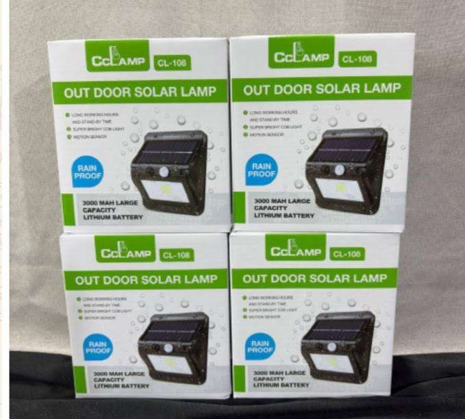 Outdoor solar lamp CL 108 waterproof sensor.Bit per unit.