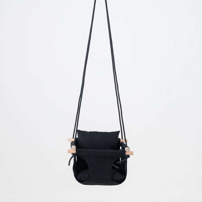 Tiger Lily Baby Swing - Charcoal Denim