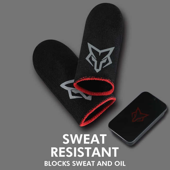 Sarafox V6 - Finger Sleeves for Gaming PUBG - 4 x Finger Sleeves