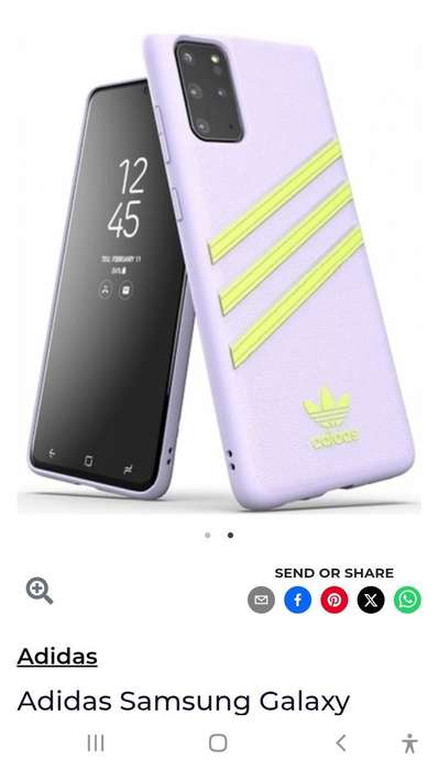 Samsung galaxy S20+ 3 STRIPES SNAP CASE