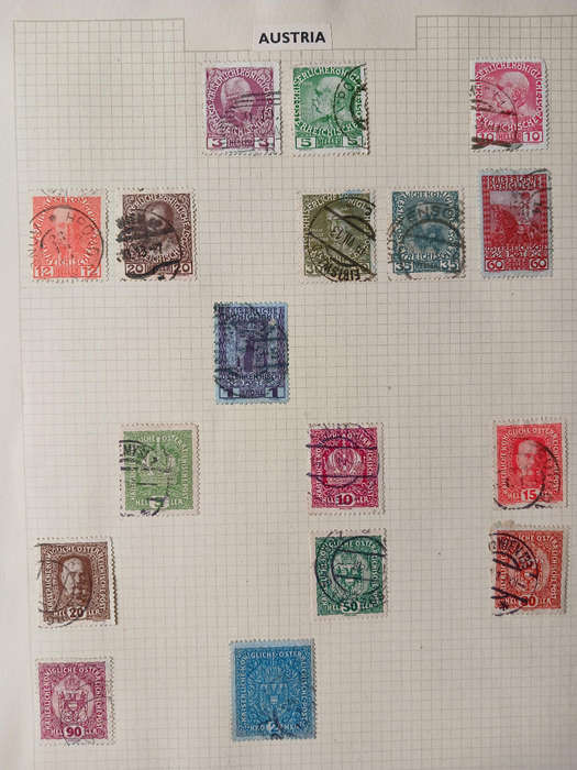 Austria selection 1880s onwards