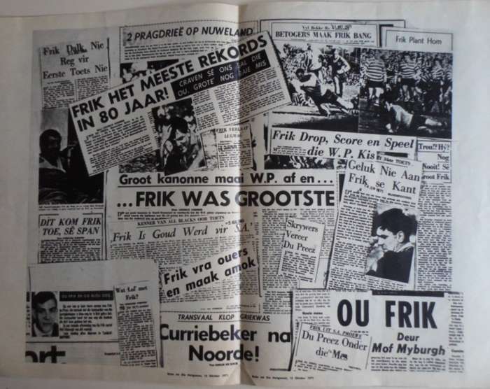 Frik. 'n Held tree uit. SKAARS.