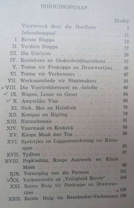 Eerste Handboekie vir die Voortrekkers - J.A. Dalebout. 1940.