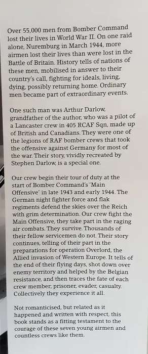 Lancaster Down! Stephen Darlow. 7 Young Airmen at War.