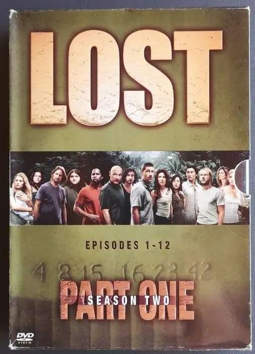 LOST. Season 2, part 1. Episodes 1-12.  4 DVD's.