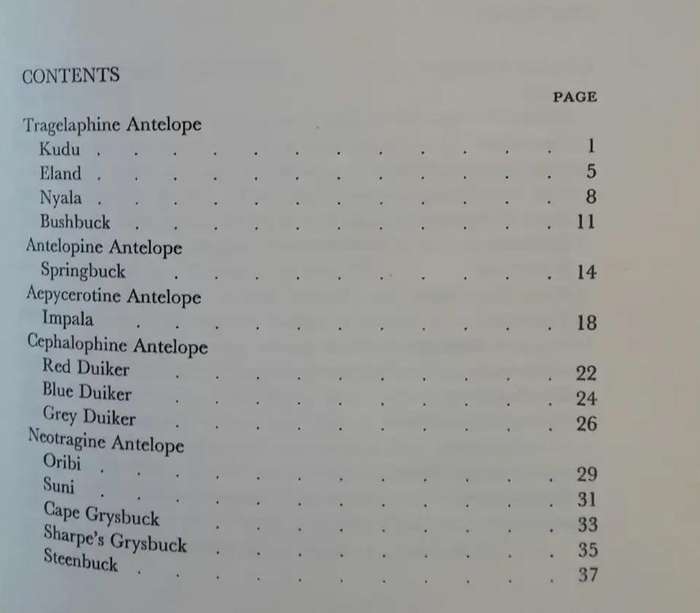 What Antelope is that? Paul Rose. Purnell pocket book.