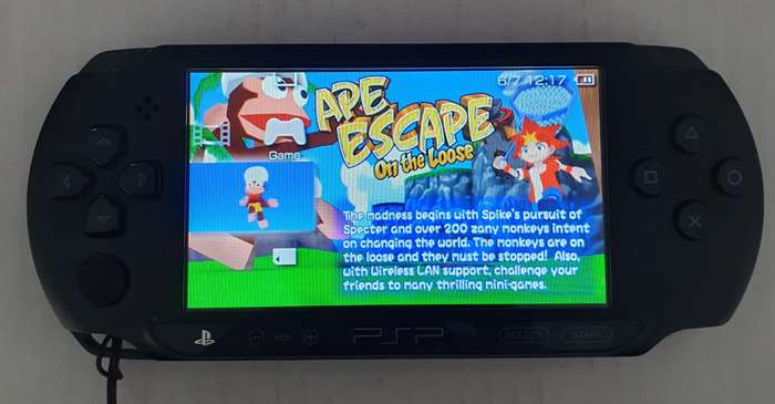 Sony PSP Street Console Boxed Complete + 32GB SD - PSP-E1008cb with 3 Games *TESTED*