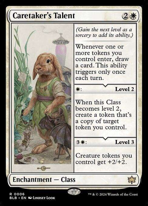 MTG - Magic the Gathering - Bloomburrow: Caretaker's Talent