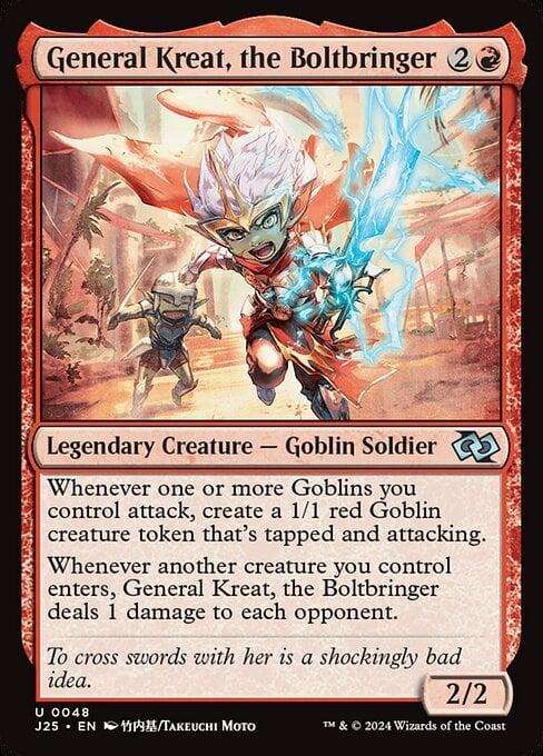 MTG - Magic the Gathering - Foundations Jumpstart: General Kreat, the Boltbringer