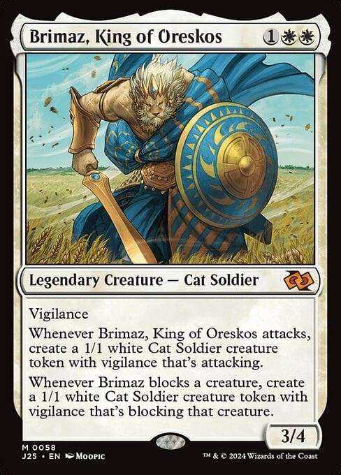 MTG - Magic the Gathering - Foundations Jumpstart: Brimaz, King of Oreskos