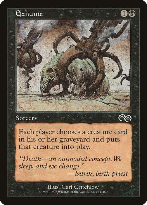MTG - Magic the Gathering - Urza's Saga: Exhume