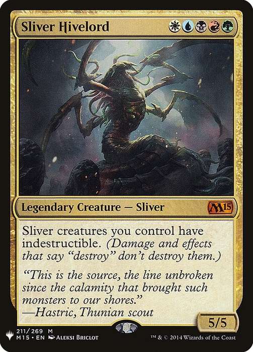MTG - Magic the Gathering - Mystery Booster/The List: Sliver Hivelord