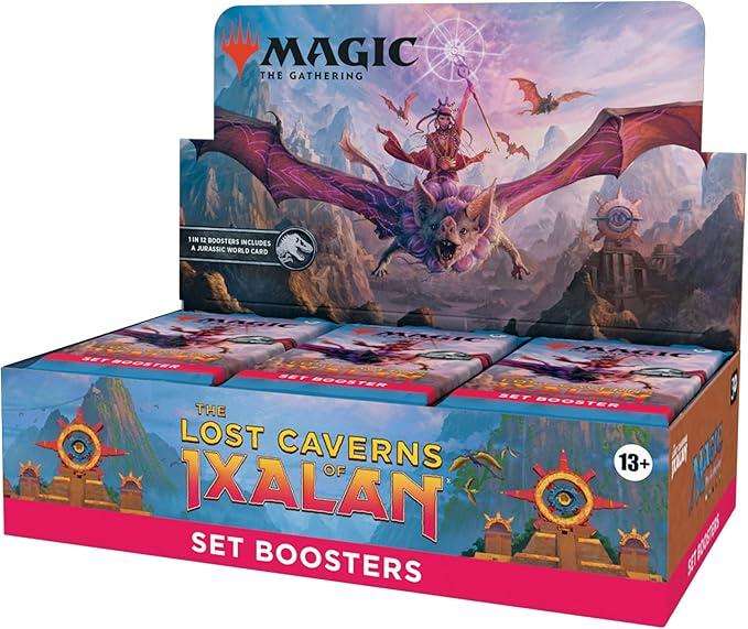 Magic: The Gathering The Lost Caverns of Ixalan Set Booster Box - 30 Booster Packs + 1 Box Topper