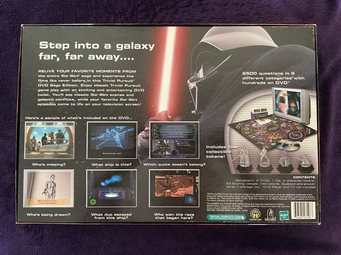 Trivial Pursuit DVD Star Wars Saga Edition