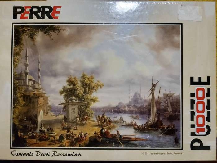 Anatolian Perre 1000 Piece Puzzle: Constantinople Turkey Mosque Ottomans Camels Ships