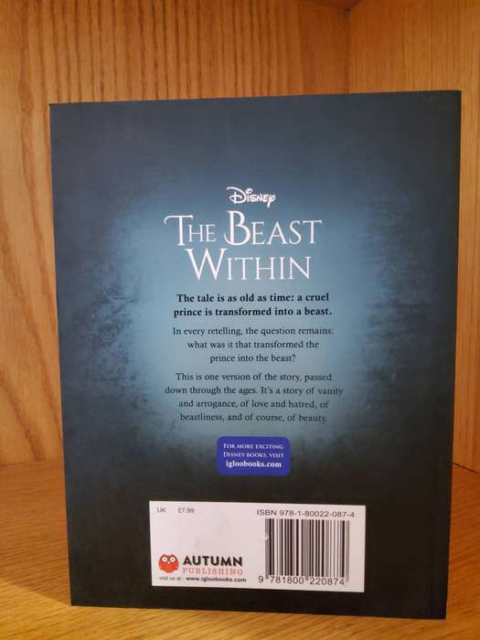 Disney Villains The Beast Within: A Tale of Beauty's Prince by Serena Valentino Special Edition