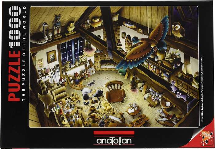 Anatolian 1000 Piece Puzzle: Wooden Workshop Toys