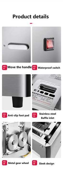 Boss Fully Automatic Multifunctional Desktop Shredder Slicer & Dicing Machine