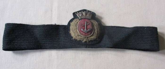 VINTAGE BRITISH MERCHANT NAVY CAP BADGE