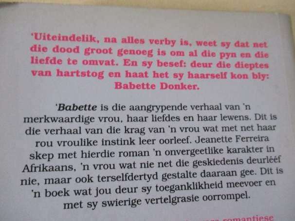 BABETTE - JEANETTE FERREIRA