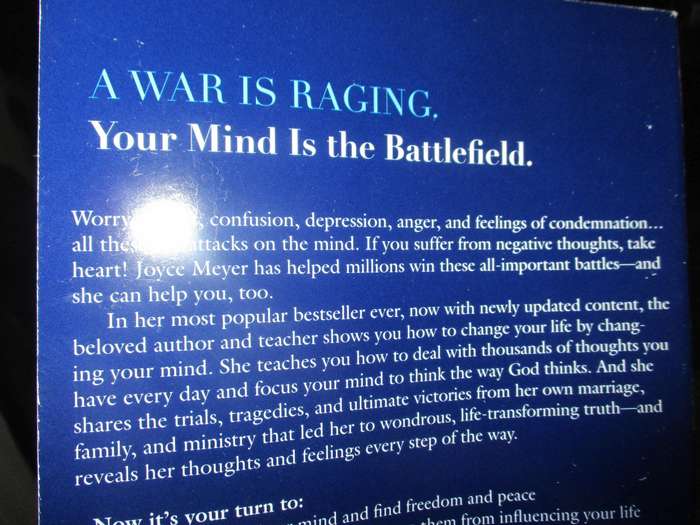 BATTLEFIELD OF THE MIND - WINNING THE BATTLE IN YOUR MIND - JOYCE MEYER