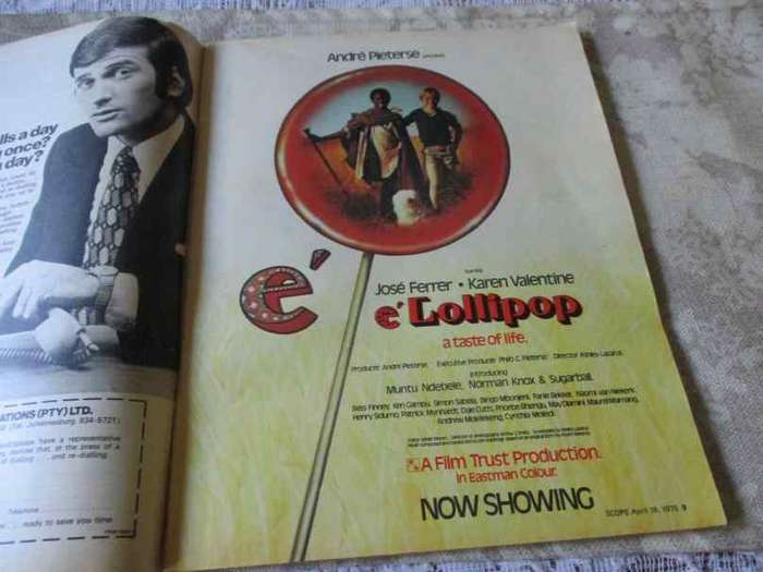 SCOPE MAGAZINE 18 APRIL 1975 ( jackie onassis, censorhip sa, middle-east, pauline graham ct