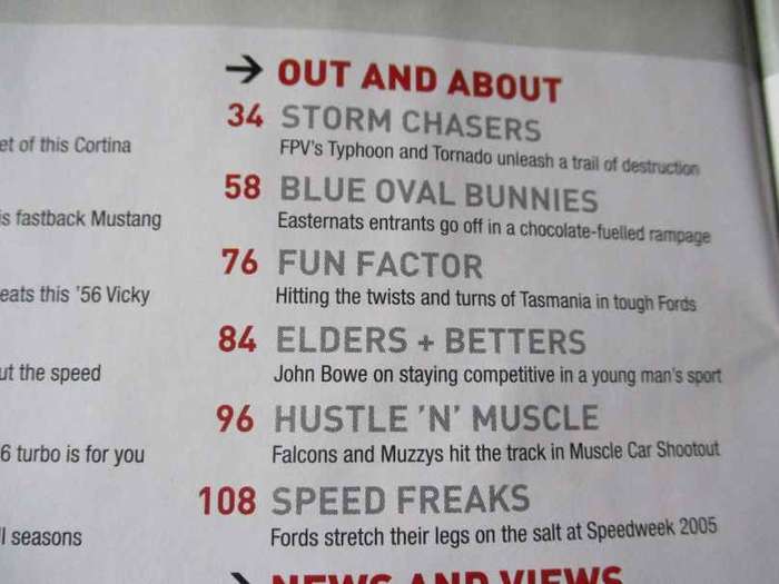 STREET MACHINE PRESENTS AUSTRALIA'S TOUGHEST FORDS - ISSUE 4 - MAGAZINE