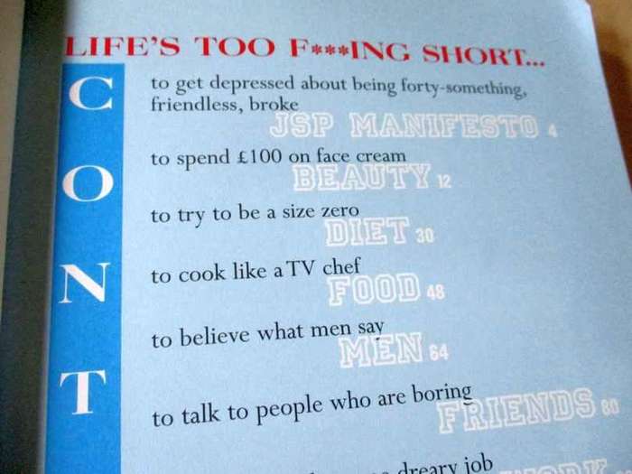 LIFE'S TOO F***ING SHORT - A GUIDE TO GETTING WHAT YOU WANT OUT OF LIFE  ... - JANET STREET-PORTER