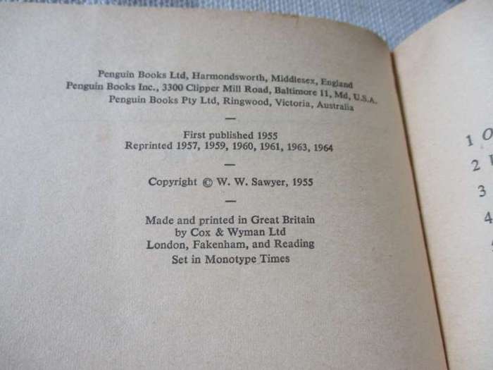 PRELUDE TO MATHEMATICS - W.W SAWYER