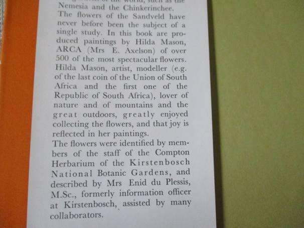 WESTERN CAPE SANDVELD FLOWERS - HILDA MASON