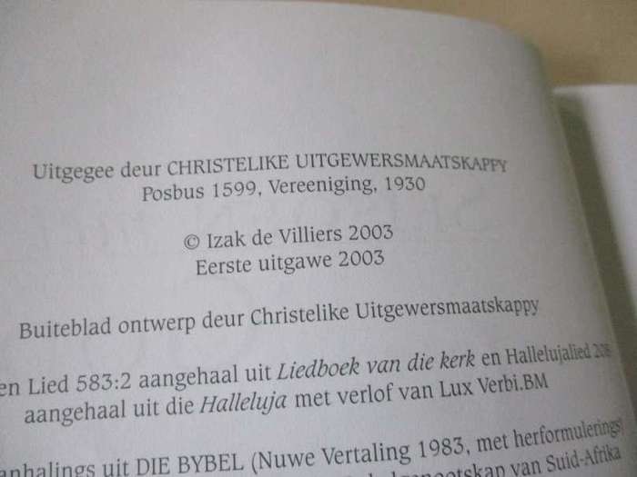 n' SEISOEN MET GOD - 10 ANKERS VAN TROOS IN ONWEERSTYE - IZAK DE VILLIERS