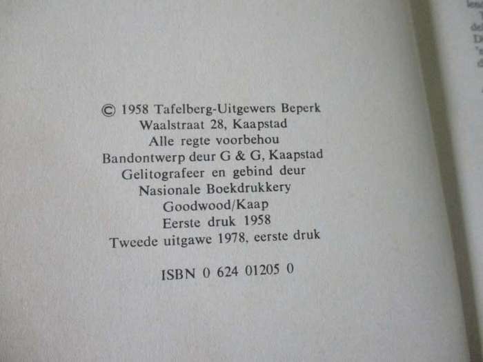 SWART PELGRIM - F.A. VENTER
