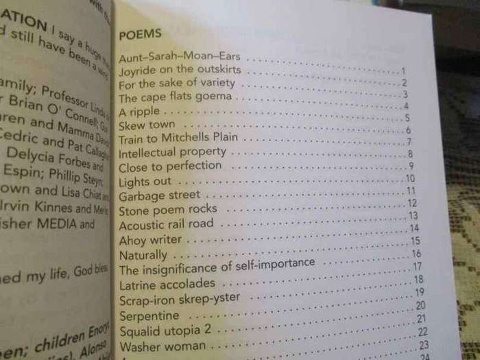 TRAIN TO MITCHELLS PLAIN - POETRY - TYRONE APPOLLIS