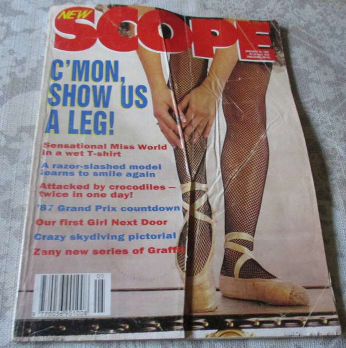 SCOPE MAGAZINE 30 JANUARY 1987 ( clive walker, marco , windhoek lager rock festival, shelly jordan )
