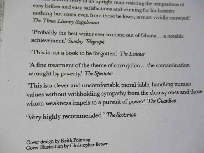 THE BEAUTYFUL ONES ARE NOT YET BORN - AYI KWEI ARMAH