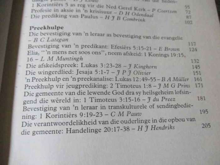 BEDIENING EN BEDIENAAR - N' HULDIGINGSBUNDEL OPGEDRA AAN PROF J.L. DE VILLIERS - H.J.B. COMBRINK, ..