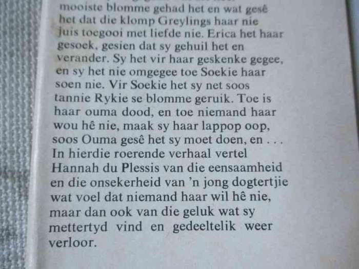BLOMME VIR ERICA - HANNAH DU PLESSIS